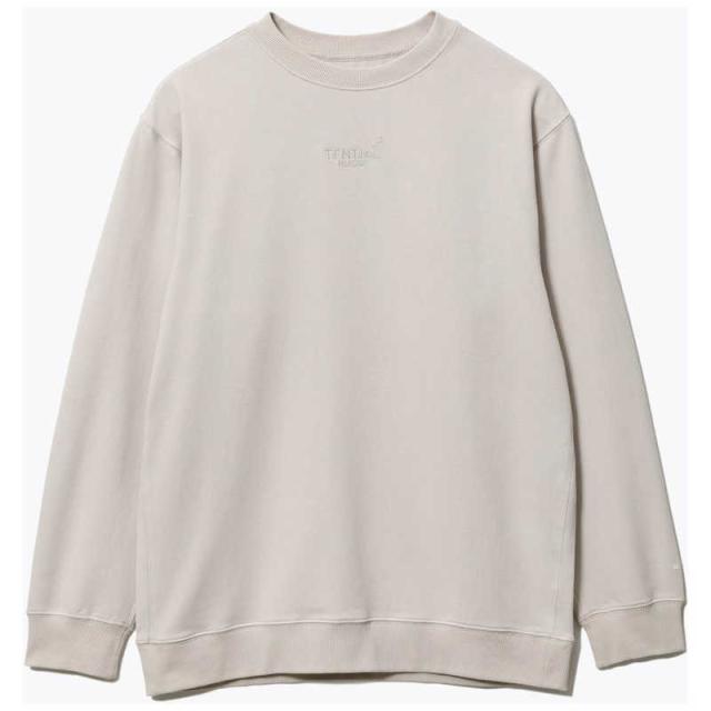 TENTIAL　BAKUNEスウェットメンズロングスリーブクルーネックグレージュ(XL)　25FSBA038M00230007N