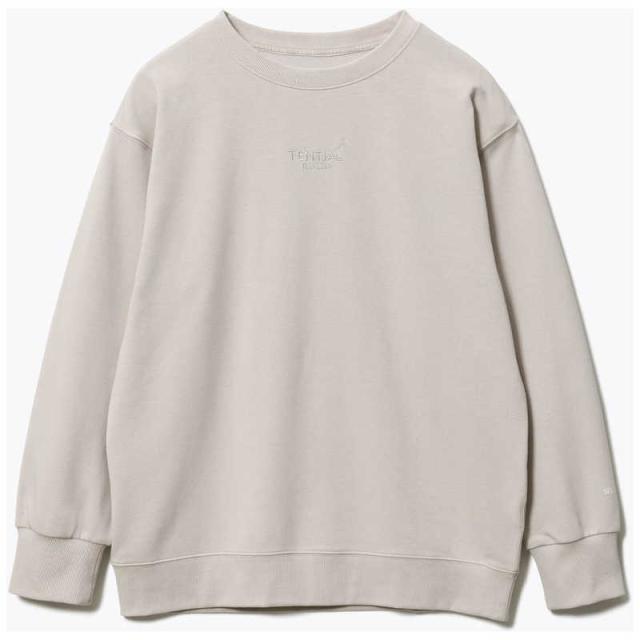 TENTIAL　BAKUNEスウェットウィメンズロングスリーブクルーネックグレージュ(M)　25FSBA044W00230005N