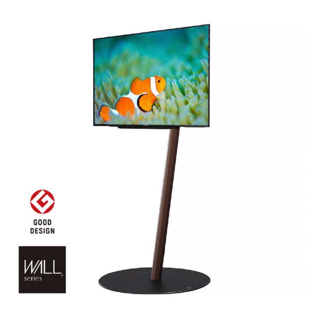 ナカムラ　24〜55インチ対応 テレビスタンド WALL A2 (フラットベース・ロータイプ) ウォールナット　WLTVL4238Fの通販は