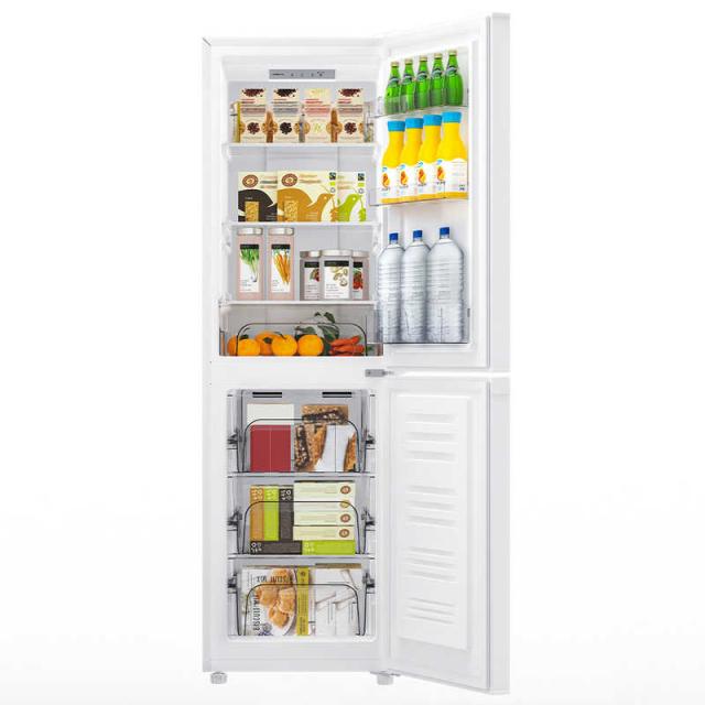 TCL 冷蔵庫 2ドア 190L 左開き スリム 幅48.2cm ホワイト TR-B19AL