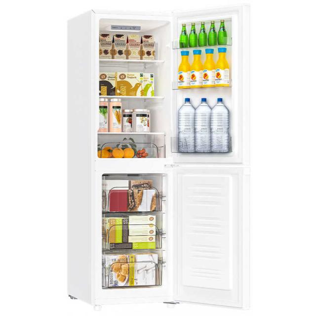 TCL 冷蔵庫 2ドア 190L 左開き スリム 幅48.2cm ホワイト TR-B19AL