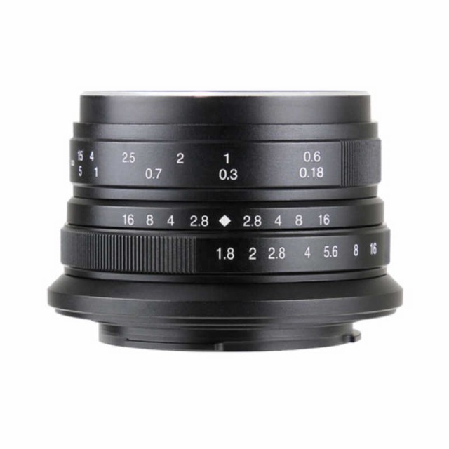 七工匠　カメラレンズ 一眼レフ用 交換レンズ　7artisans 25mm F1.8 25MB ブラック