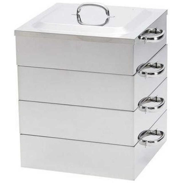 カンダ　PE 18-8業務用角蒸器 3段39cm　045021