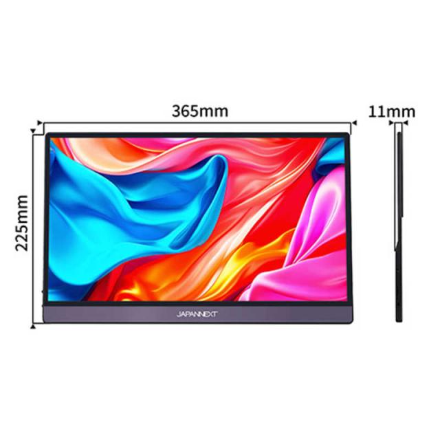JAPANNEXT　USB-C接続 PCモニター　JN-MD-IPS1564FHDR-Tの通販は