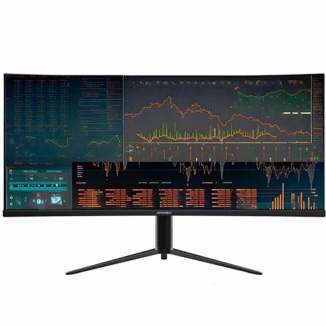 生産終了〉JAPANNEXT JN-VC34102UWQHDR ゲーミング曲面モニター