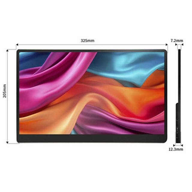 JAPANNEXT　14インチ IPSパネル搭載 マルチタッチ対応 4K(3840x2160)解像度 モバイルモニター　JN-MD-IPS140UHDR-T_14