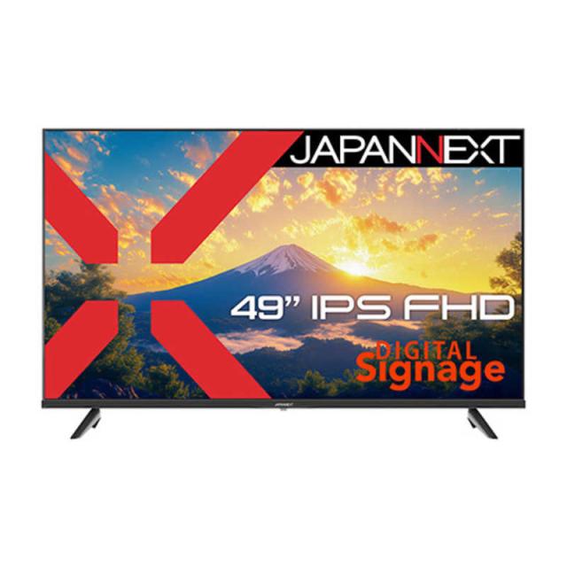 JAPANNEXT　IPSパネル搭載 大型液晶モニター HDMI ビデオ/音声入力 コアキシャル出力 VGA ［49型 /フルHD(1920×1080) /ワイド］　JN-IPS49F-Uの通販は