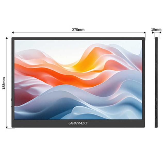 JAPANNEXT 10.1インチ モバイルモニター IPS パネル WUXGA 1920x1200