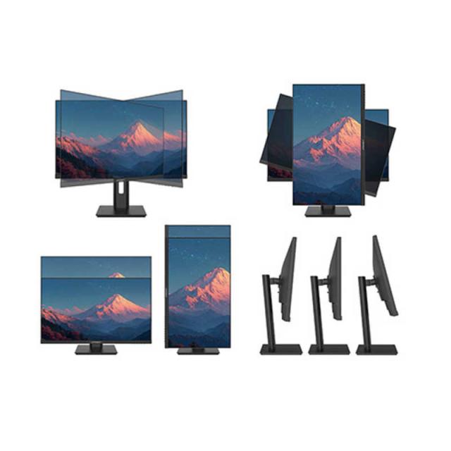 JAPANNEXT　21.5インチ IPSパネル搭載 フルHD(1920x1080)解像度 液晶モニター HDMI VGA 高さ調整 ピボット(縦回転) (2年保証) 　JN-IPS215F2-HSP_6