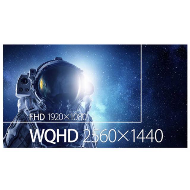 JAPANNEXT　27インチ IPSパネル搭載 WQHD(2560x1440)解像度 液晶モニター HDMI DP sRGB：100％ DCI-P3：95％ (2年保証)　JN-i27Q2_3