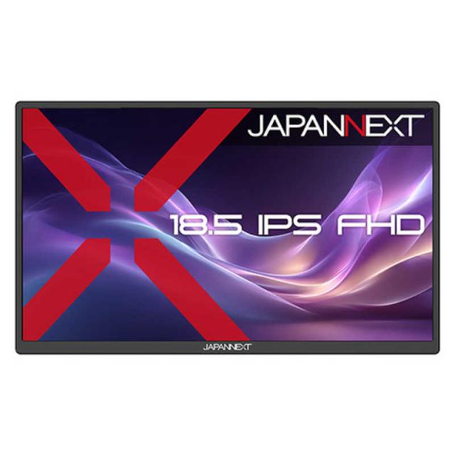 JAPANNEXT　IPSパネル搭載 FHDモバイルモニター miniHDMI USB-C ［18.5型 / フルHD(1920×1080) / ワイド / 60Hz］ (2年保証)　JN-MD-IPS185F