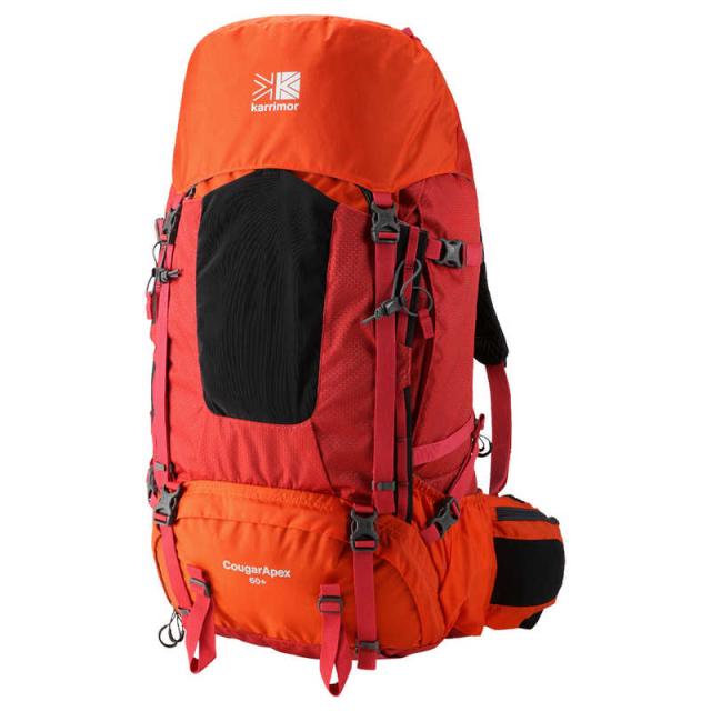 KARRIMOR　アウトドア用 リュックサック CougarApex 60＋ [60L＋/K.Orange/大容量モデル(テント泊(2〜3泊)・長期縦走向け]　5010910930