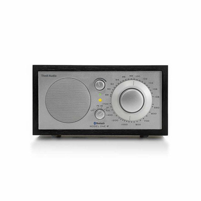 TIVOLIAUDIO　Model One BT｜ AM/ ワイドFM/ Bluetooth テーブルラジオ スピーカー ［Bluetooth対応］ Silver-Black　M1BT-1435-JP