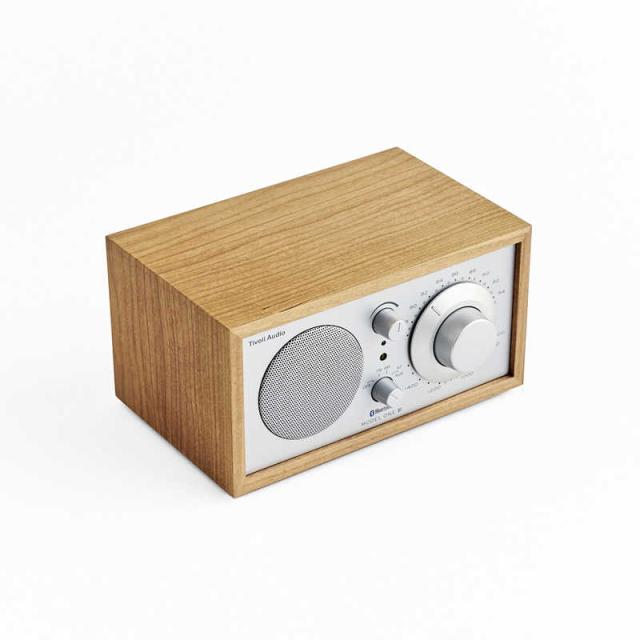 TIVOLIAUDIO　Model One BT｜ AM/ ワイドFM/ Bluetooth テーブルラジオ スピーカー ［Bluetooth対応］ Silver-Cherry　M1BT-1455-JP_9