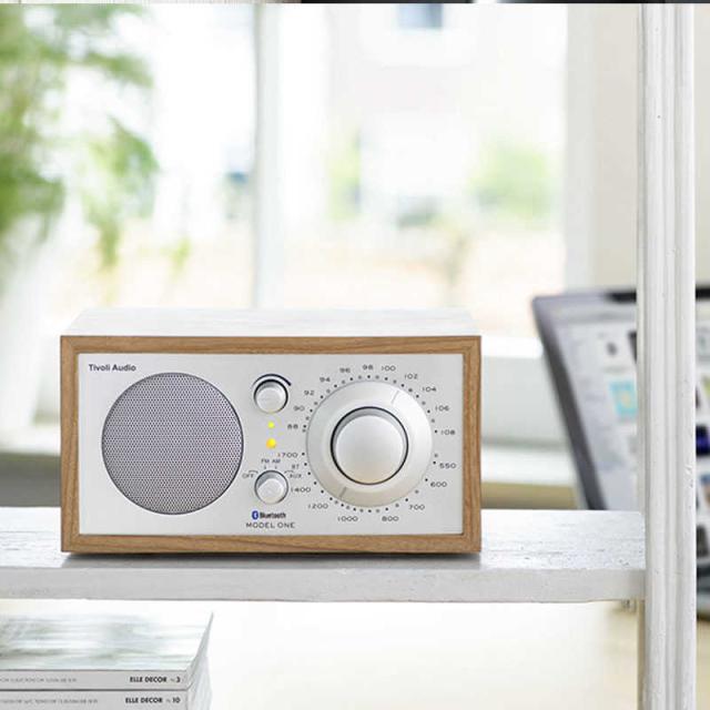 TIVOLIAUDIO　Model One BT｜ AM/ ワイドFM/ Bluetooth テーブルラジオ スピーカー ［Bluetooth対応］ Silver-Cherry　M1BT-1455-JP_12