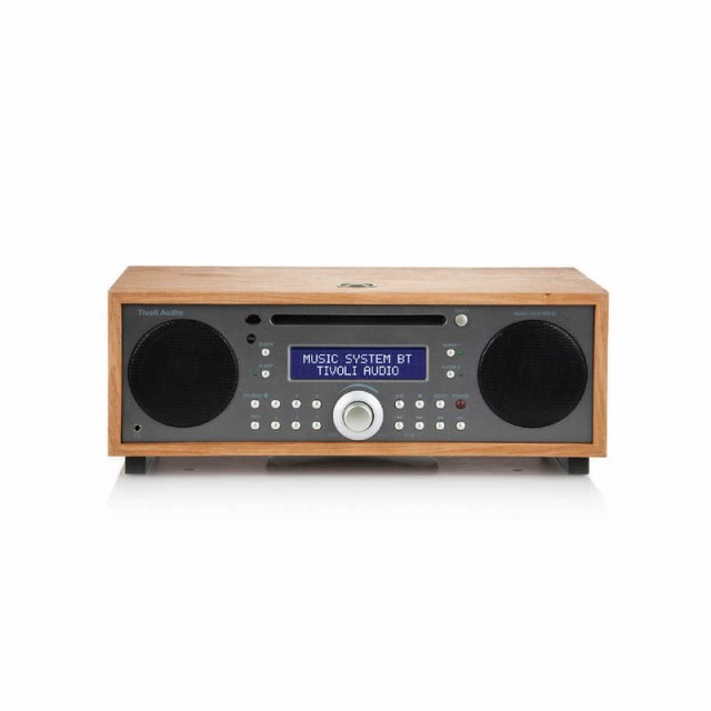 TIVOLIAUDIO　Music System BT｜AM/ ワイドFM/ CD All-in-One Hi-Fi System Metallic Taupe-Cherry Metallic Taupe-Cherry　MSYBT-1530-