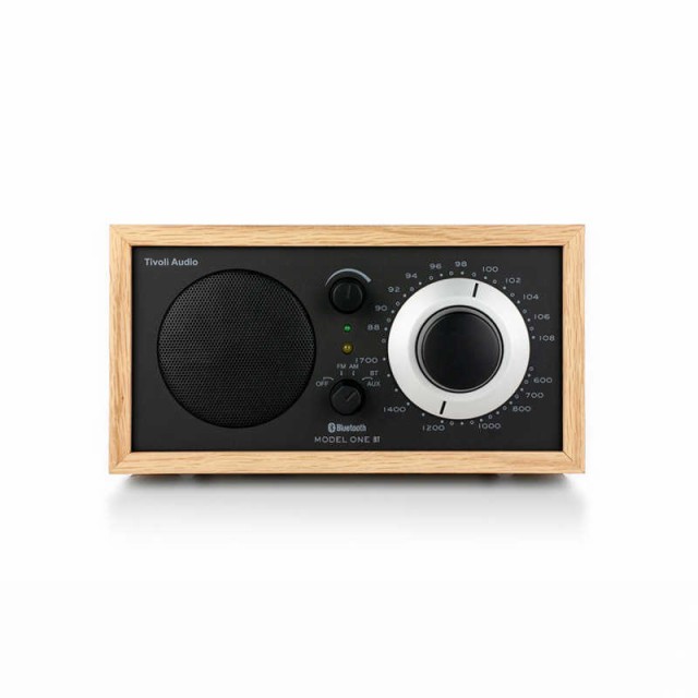 TIVOLIAUDIO　Model One BT｜ AM/ ワイドFM/ Bluetooth テーブルラジオ スピーカー ［Bluetooth対応］ Oak-Black　M1BT-0619-JP