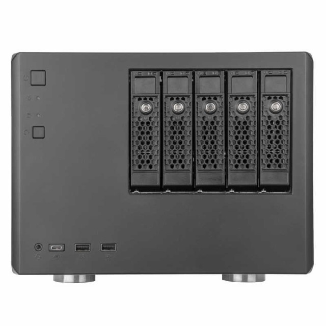 SILVERSTONE　PCケース［Micro ATX /Mini-ITX /Mini-DTX］CS351(NAS向け)　SST-CS351