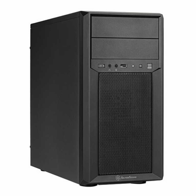 SILVERSTONE　PCケース［Micro ATX /Mini-ITX］FARA 313(Type-C) ブラック　SST-FA313-B-C