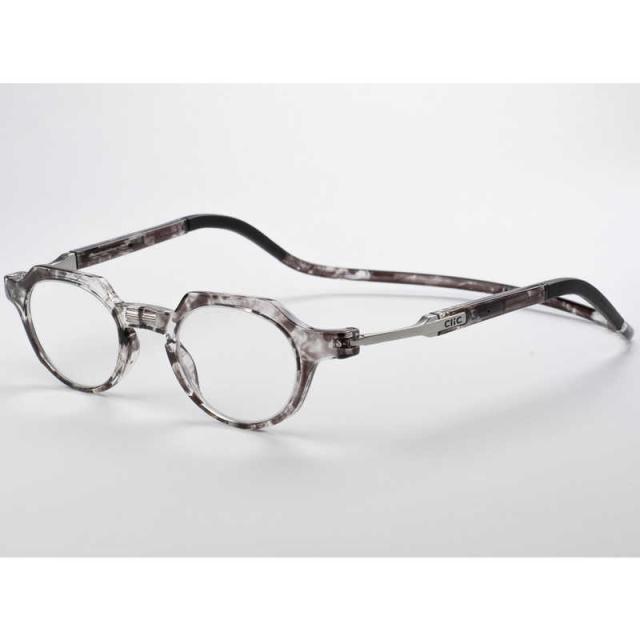 名古屋眼鏡　(度あり ＋1.50) クリックメトロ クリアーデミ　クリックメトロクリアーデミMTCD