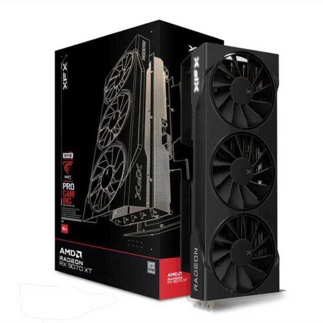 XFX　Swift RX 9070XT Triple Fan Edition ［Radeon RXシリーズ / 16GB］ ブラック　RX-97TSWF3B9-GP