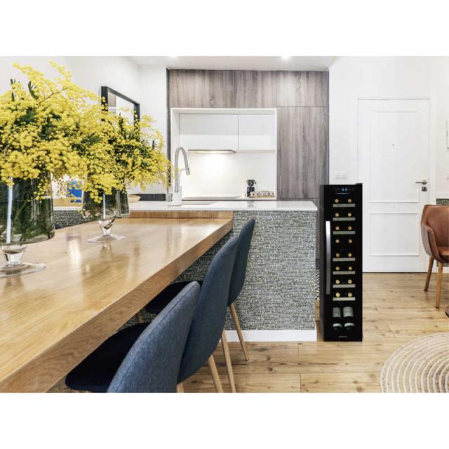 デバイスタイル コンプレッサ式18本用ワインセラー ［18本 / 右開き