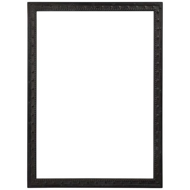 同志舎　木製額(OAサイズ) 梅小紋 A4(JIS) 黒　ウメコモンクロA4JIS