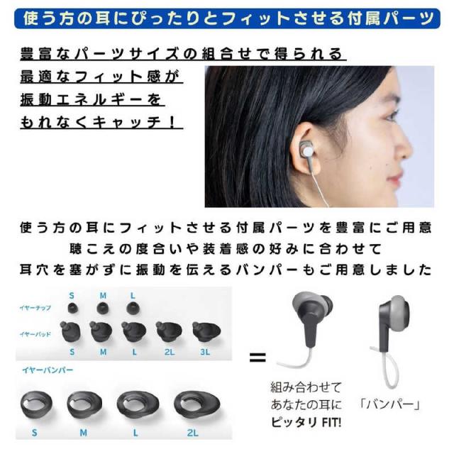 ソリッドソニック　骨伝導集音器 Vibone nezu 3 ブラック　_12