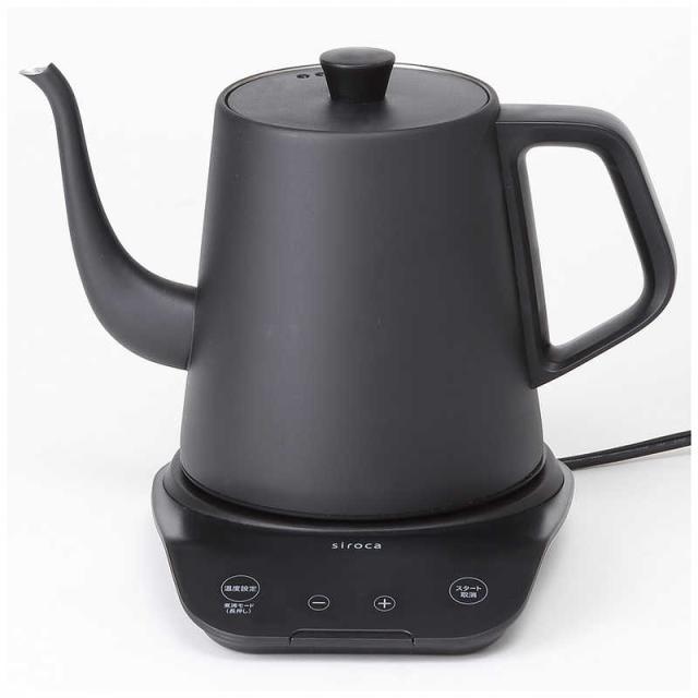 SIROCA　温度調節電気ケトル [0.8L]　SK-D171 ブラック