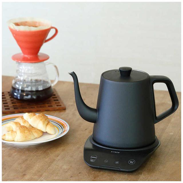 SIROCA　温度調節電気ケトル [0.8L]　SK-D171 ブラック