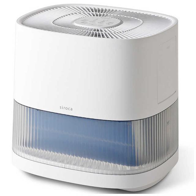 SIROCA　加湿器 気化式 木造13.5畳 鉄筋22畳 ホワイト　SD-E151-W