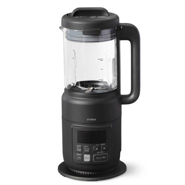 SIROCA　ヒーター機能付きブレンダー おうちシェフBLENDER ダークグレー　SM-S151HD