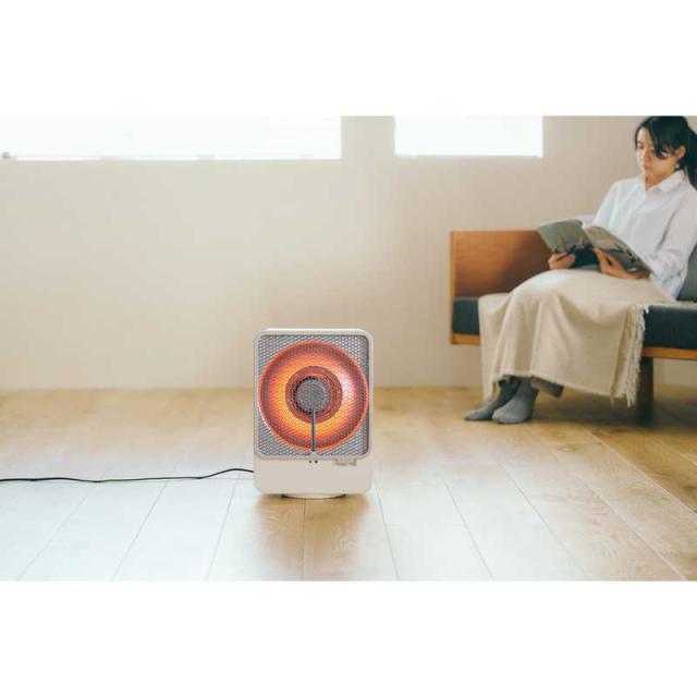 SIROCA リフレクトヒーター ぽかエコー 600W 首振り機能 ホワイト SH