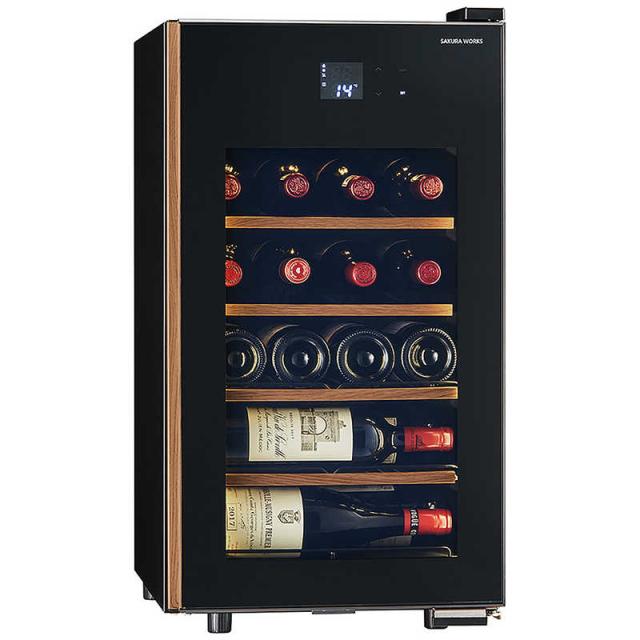 さくら製作所　氷温M5日本酒＆ワインセラー 22本 ブラック　GX22SM525RHB（標準設置無料）