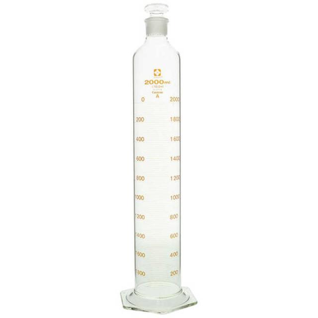 柴田科学の科目 SIBATA 有栓メスシリンダー カスタムA 2L 0 2658020001