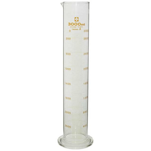 柴田科学　SIBATA メスシリンダー カスタムA 3L 0　2650030001