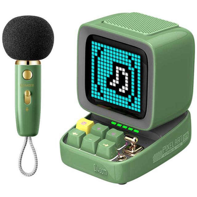 DIVOOM　スピーカー green ［Bluetooth対応］　Ditoo-5Mgreen