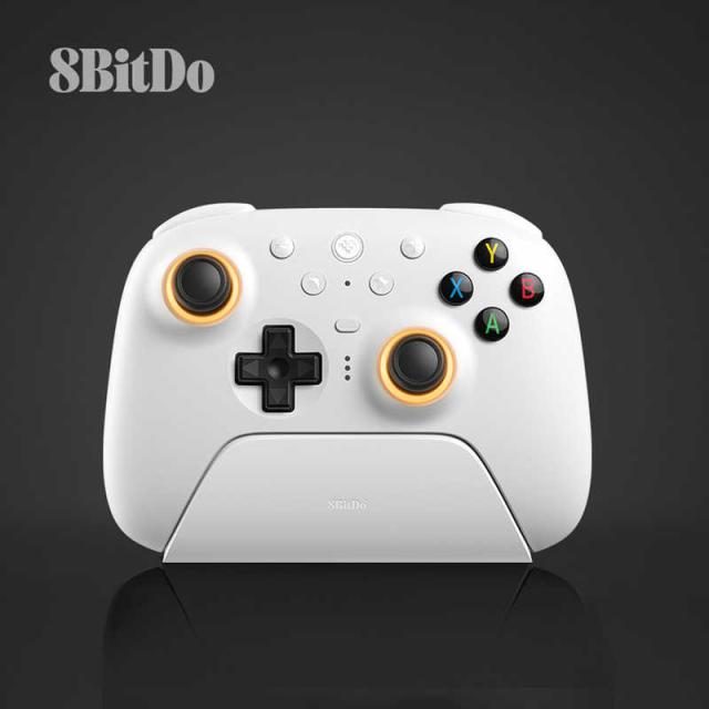 8BITDO　無線・有線接続 ゲーミングコントローラー Windows PC/MacOS/Android/iOS対応 ホワイト White　8BitDo Ultimate 2 Wireless White_2
