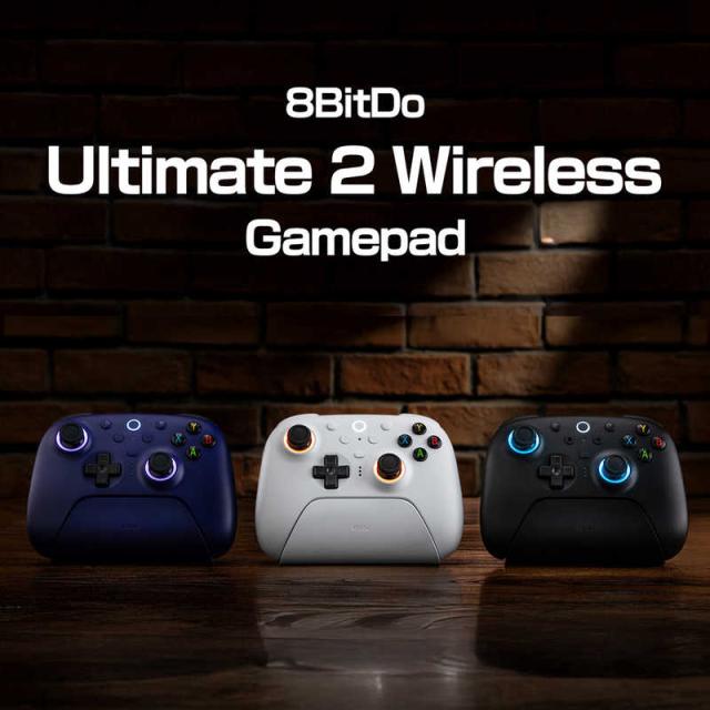 8BITDO　無線・有線接続 ゲーミングコントローラー Windows PC/MacOS/Android/iOS対応 ホワイト White　8BitDo Ultimate 2 Wireless White_3