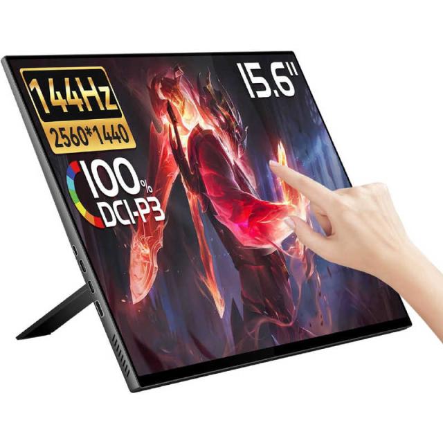 YAMAZENQriom モバイルモニター 14型 QMM-140 1台 YAMAZENQriom