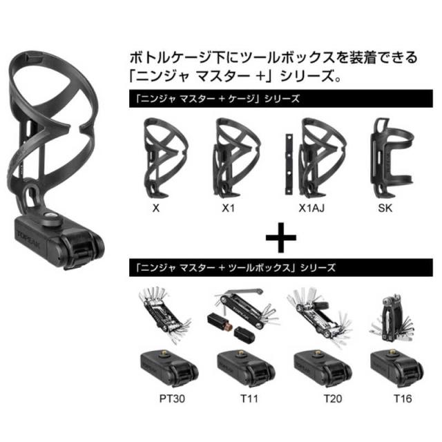 TOPEAK　ツール Ninja Master+ ToolBox PT30 ニンジャ マスター+ ツールボックス PT30　TOL4720000000