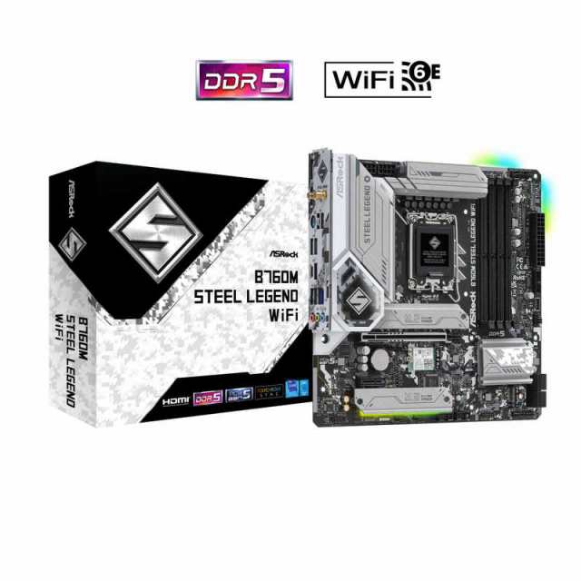 ASROCK　マザーボード［MicroATX］　B760M Steel Legend WiFi