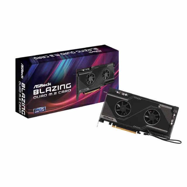 ASROCK　ASRock Blazing Quad M.2 Card BlazingQuadM.2Card　BLAZINGQUADM.2CARD