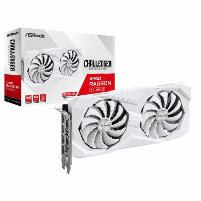 ASROCK　ASRock Radeon RX 6600 Challenger White 8G ［Radeon RXシリーズ /8GB］　RX6600CLW8G