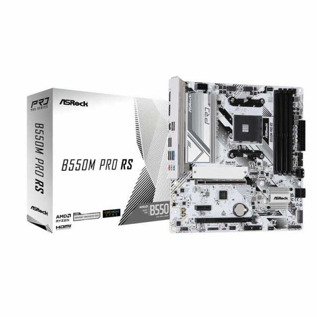 ASROCK　マザーボード (Socket AM4)　ホワイト ［MicroATX］　B550M Pro RS