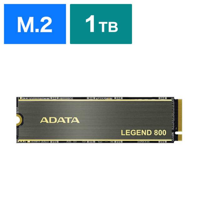 ADATA　内蔵 SSD PCIExpress接続 LEGEND 800 1TB M.2 バルク品　ALEG-800-1000GCSの通販はその他PCパーツ