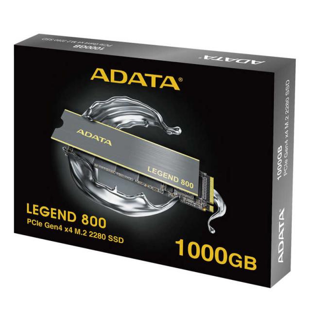 ADATA　内蔵 SSD PCIExpress接続 LEGEND 800 1TB M.2 バルク品　ALEG-800-1000GCSの通販は