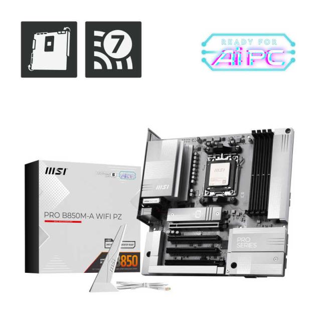 MSI　マザーボード(Socket AM5) ［MicroATX］　PRO B850M-A WIFI PZ_10