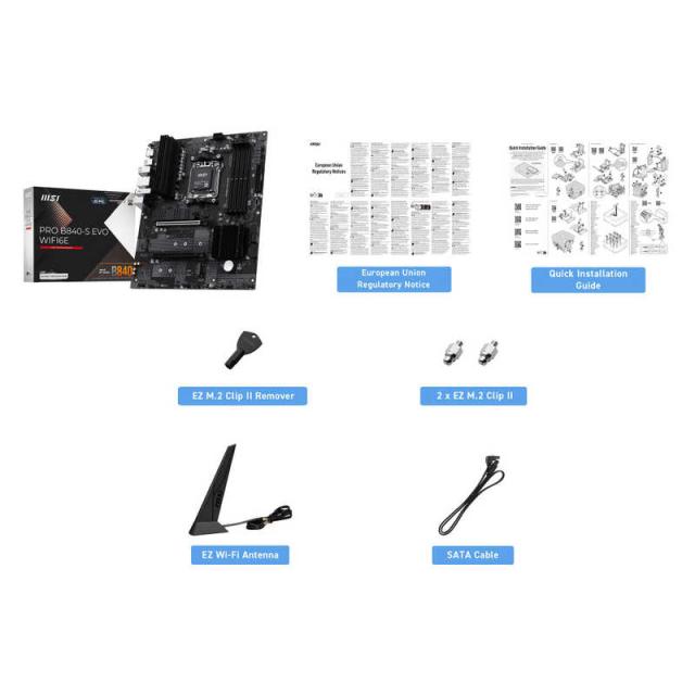MSI　PRO B840-S EVO WIFI6E ［ATX］　PROB840-SEVOWIFI6E_6