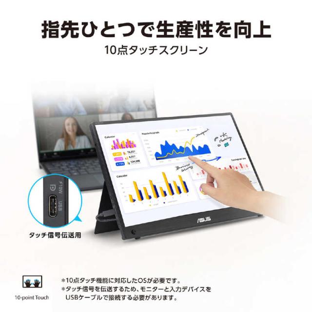 ASUS エイスース　液晶ディスプレイ ZenScreen Touch　MB16AMTR_1